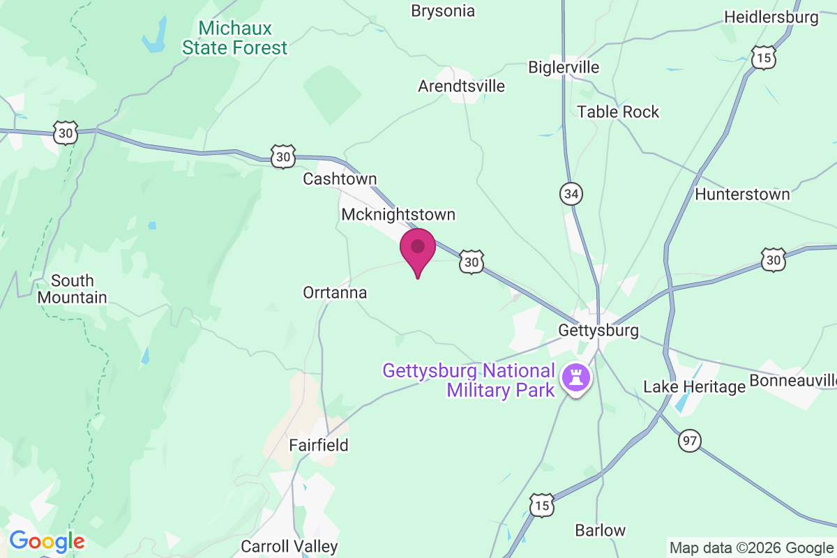 McKnightstown Station map