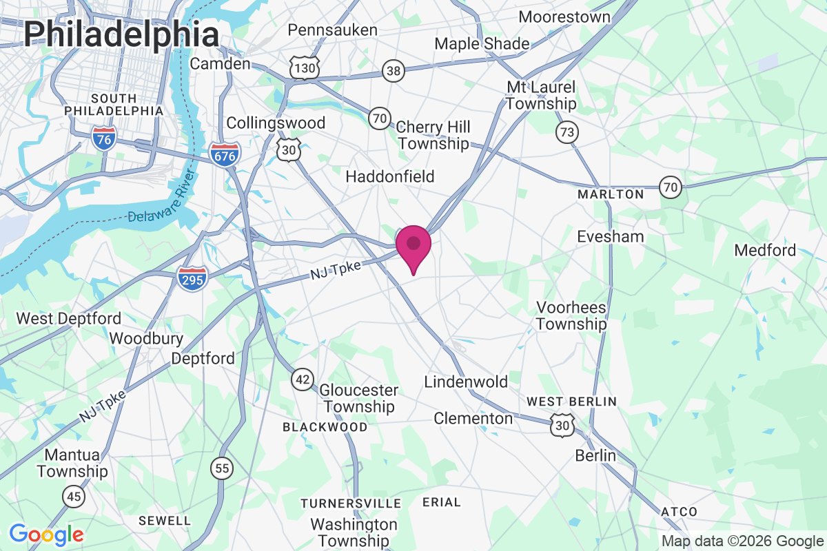 Lawnside map