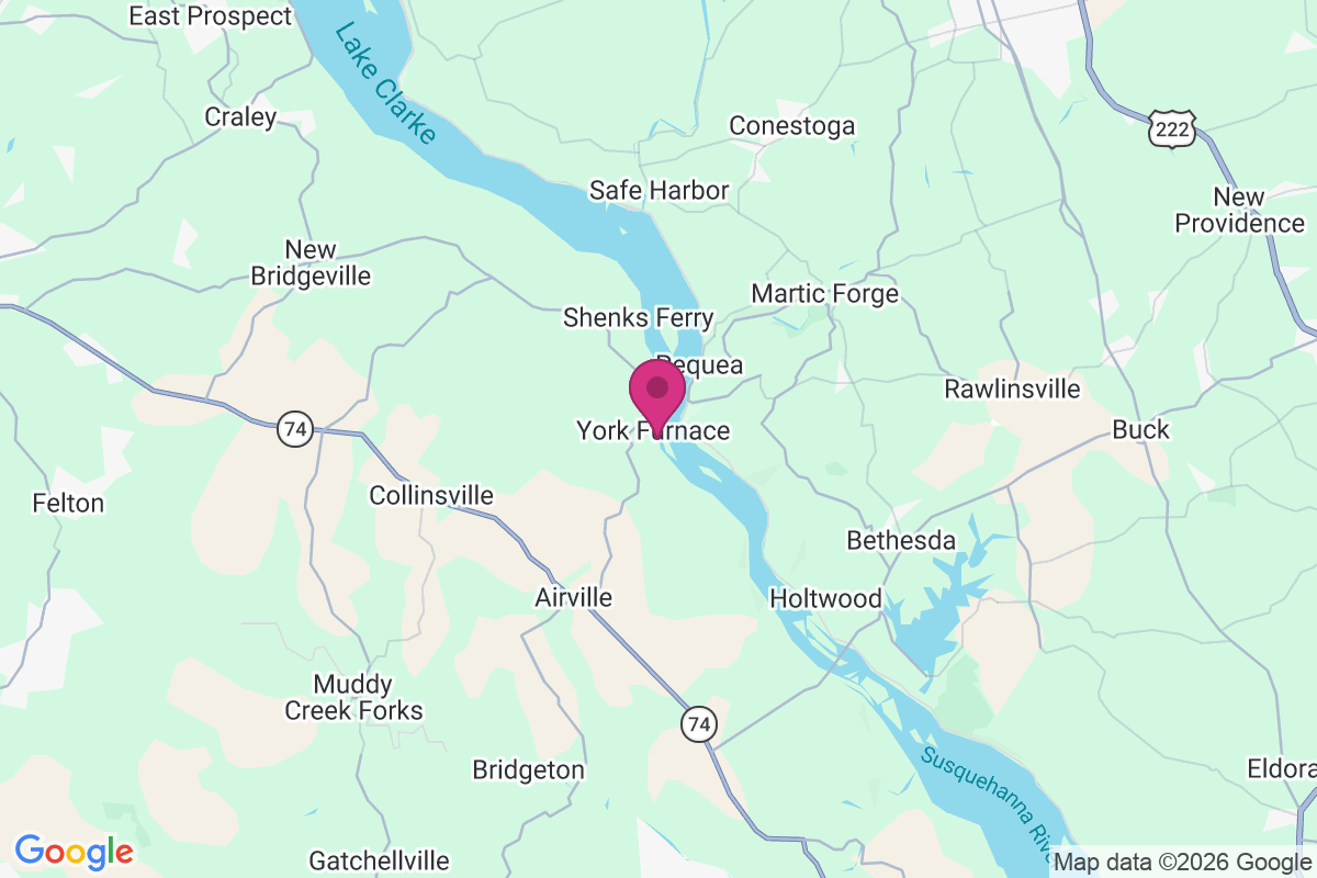 York Furnace map