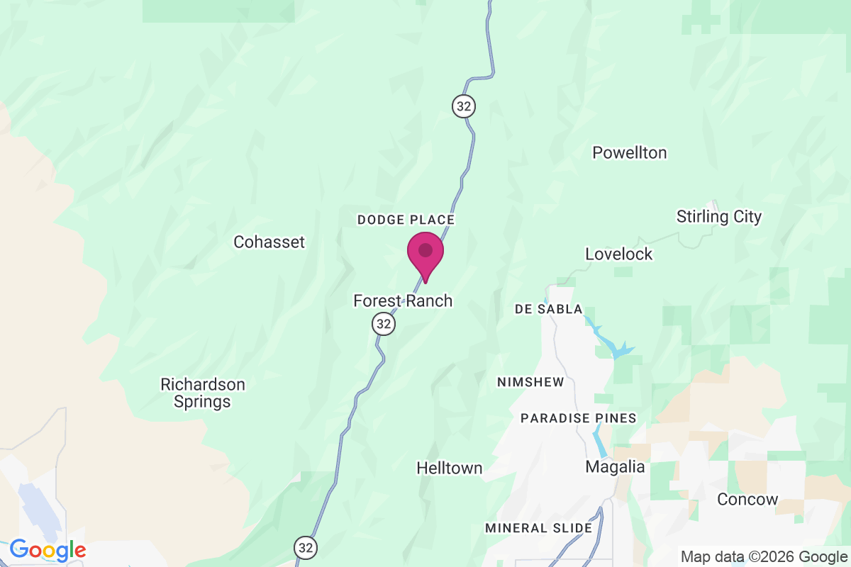 Forest Ranch map