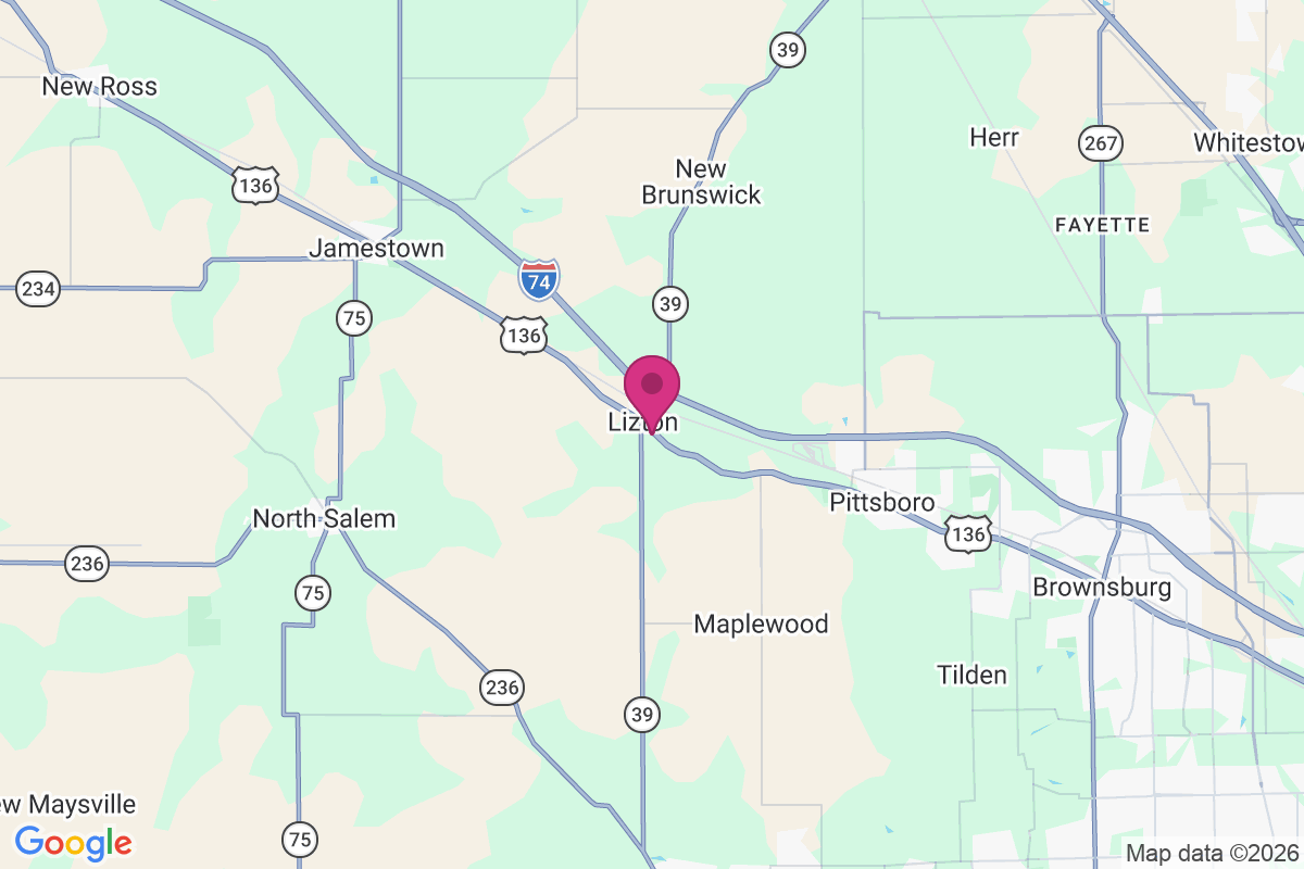 Lizton map
