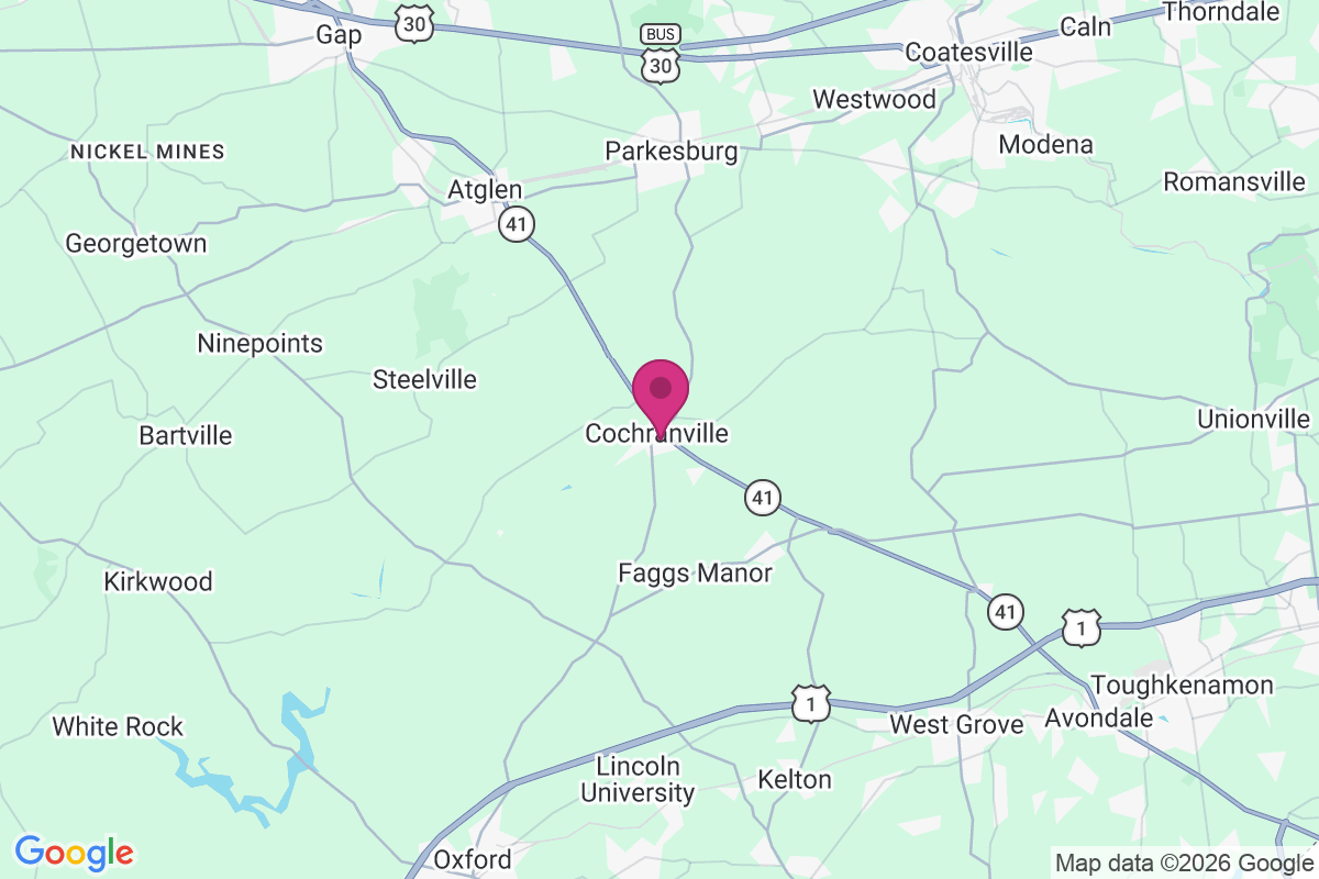 Cochranville map