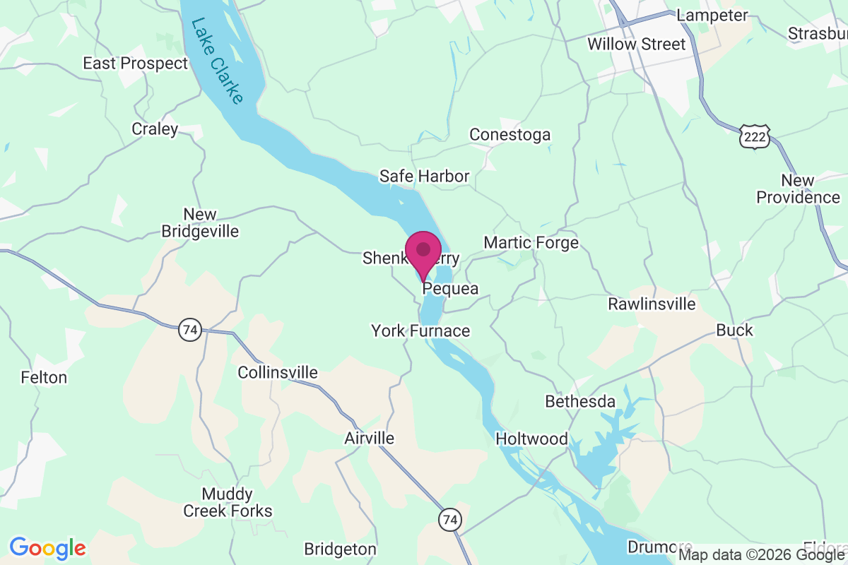 Shenks Ferry map