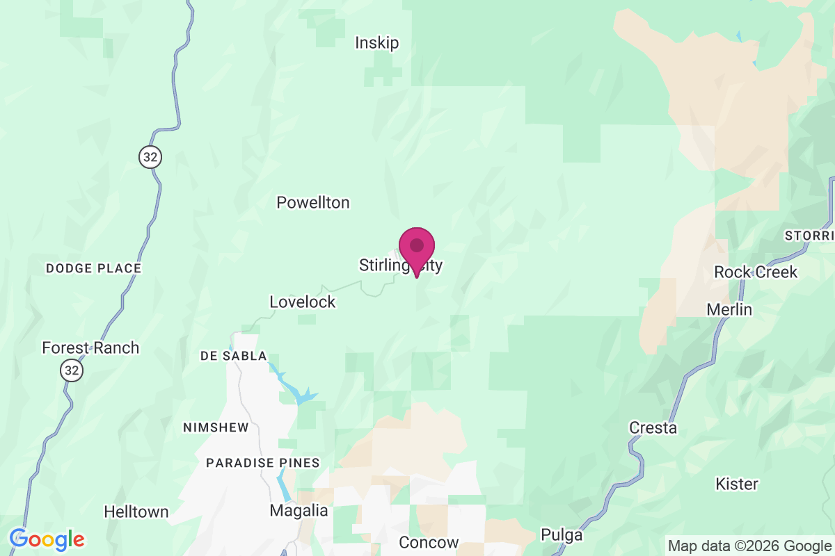 Stirling City map