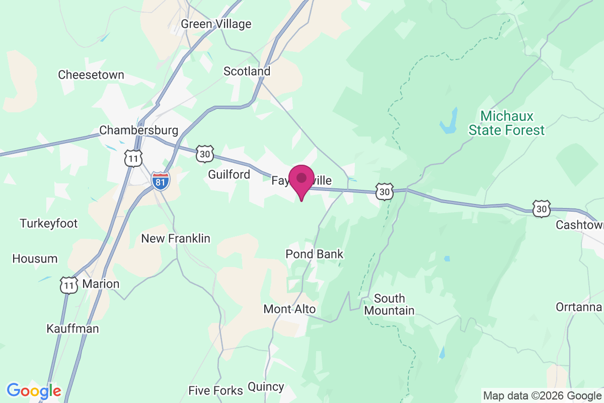 East Fayetteville map