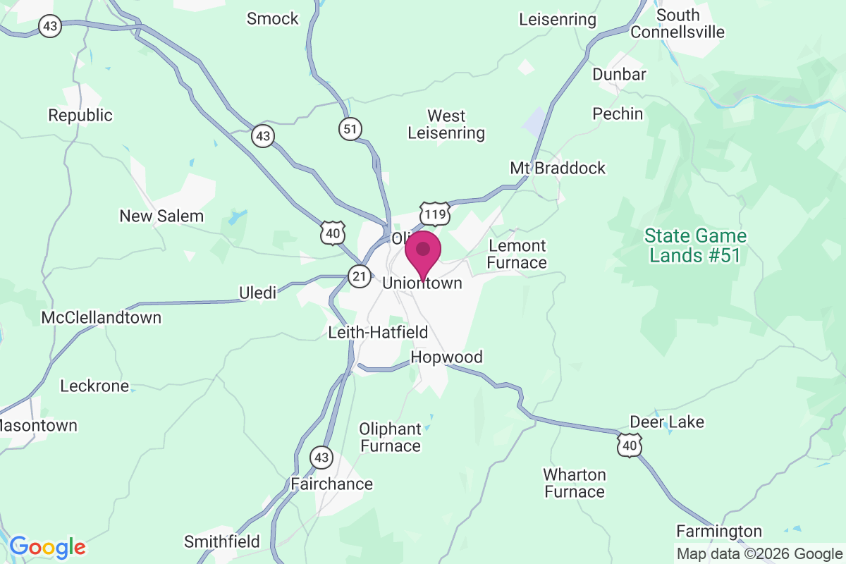 Uniontown map