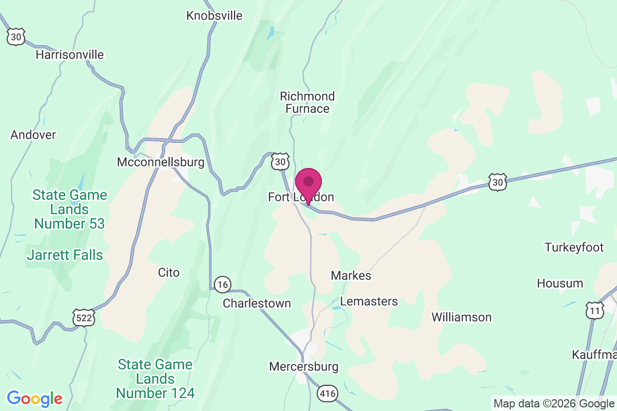 Fort Loudon map
