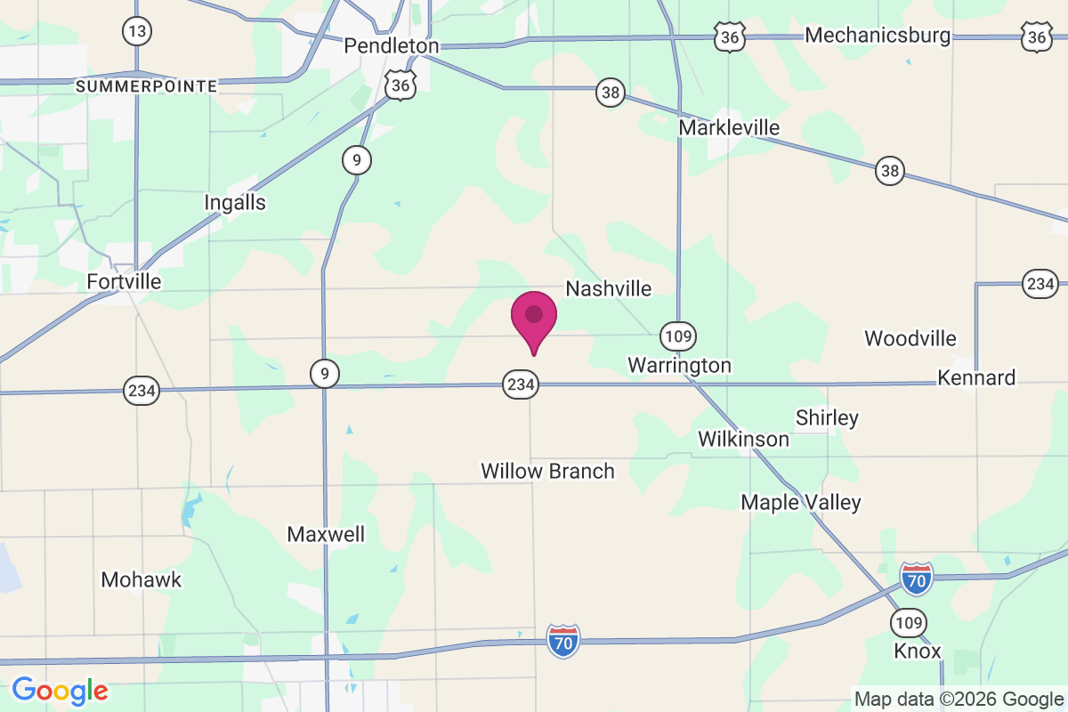 Milners Corner map