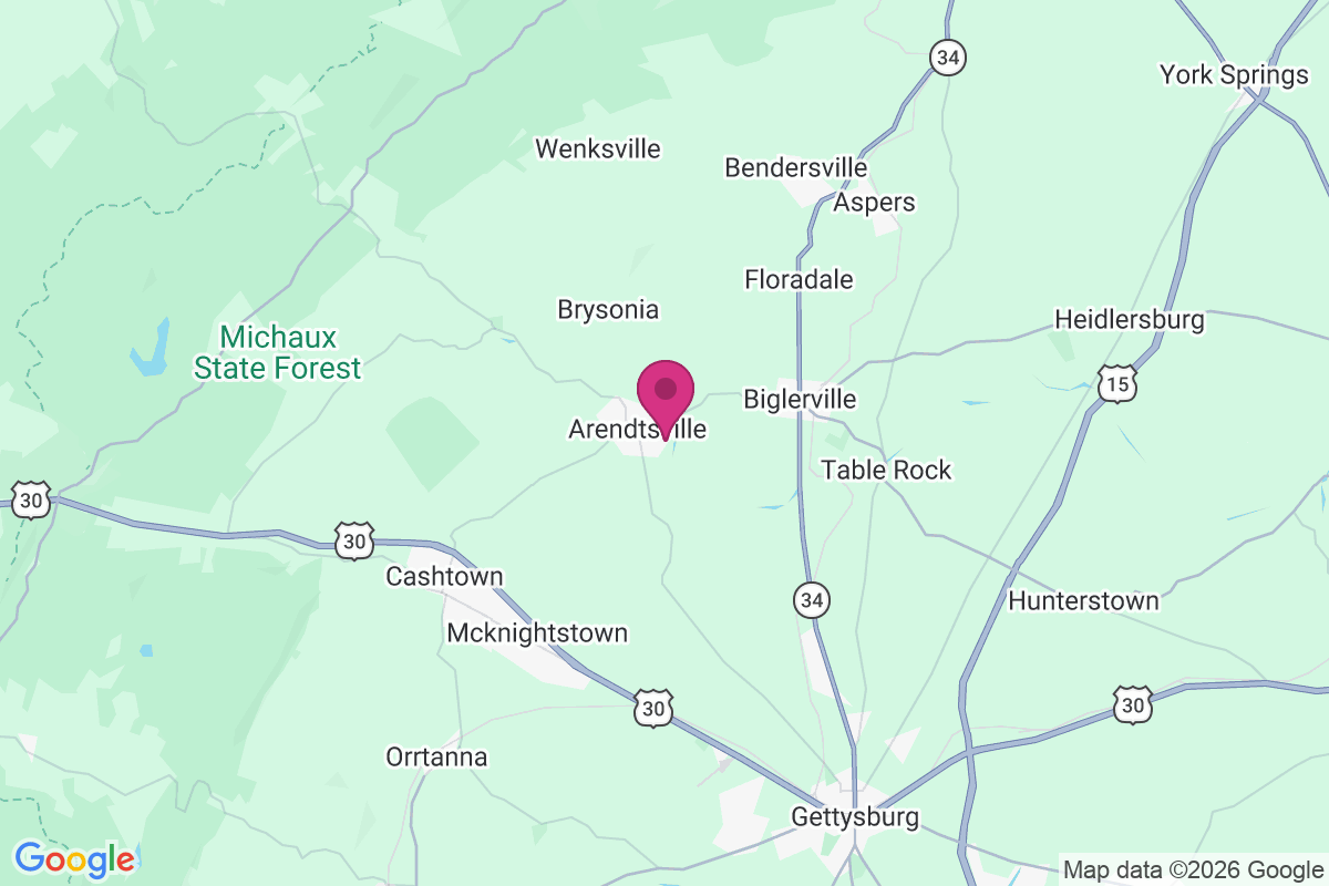 Arendtsville map