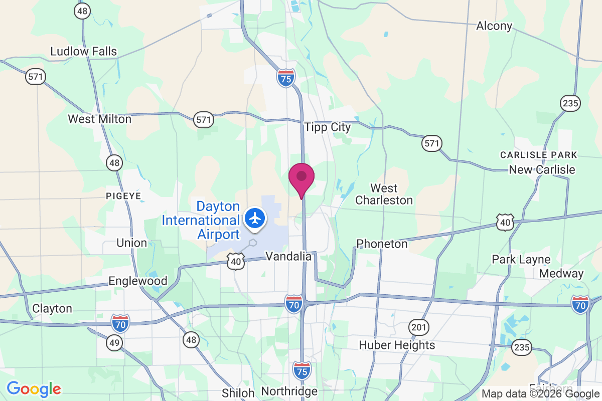 Ginghamsburg map