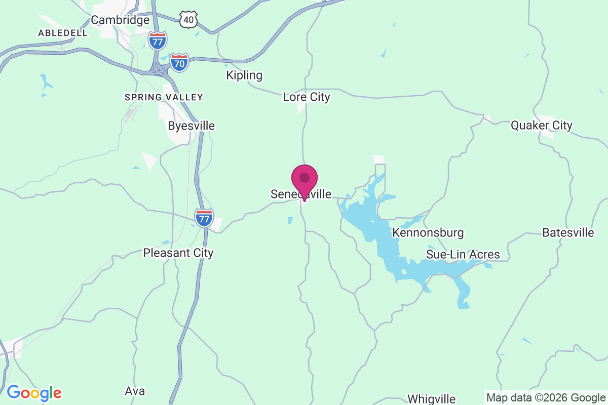 Senecaville map