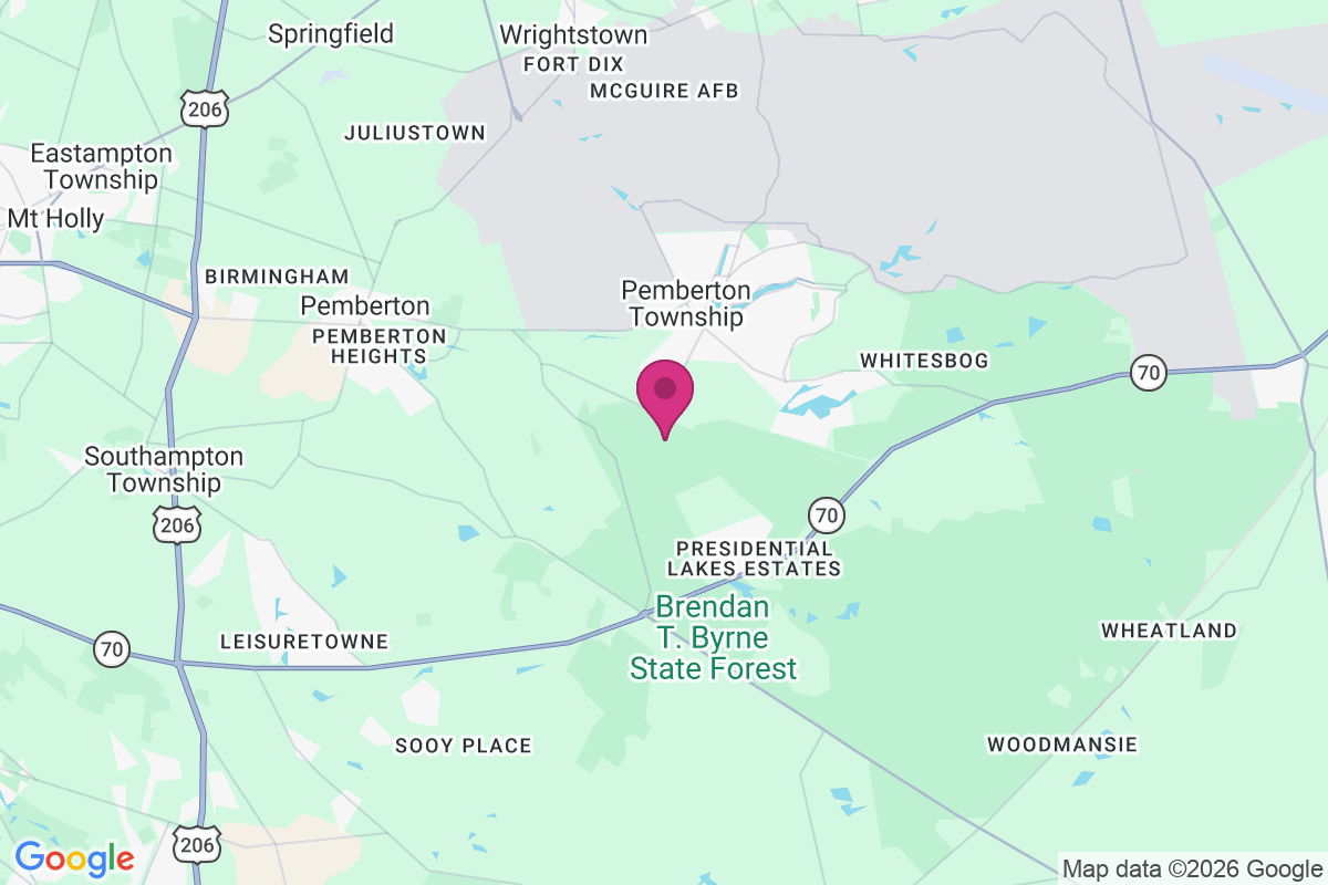 Browns Mills Junction map