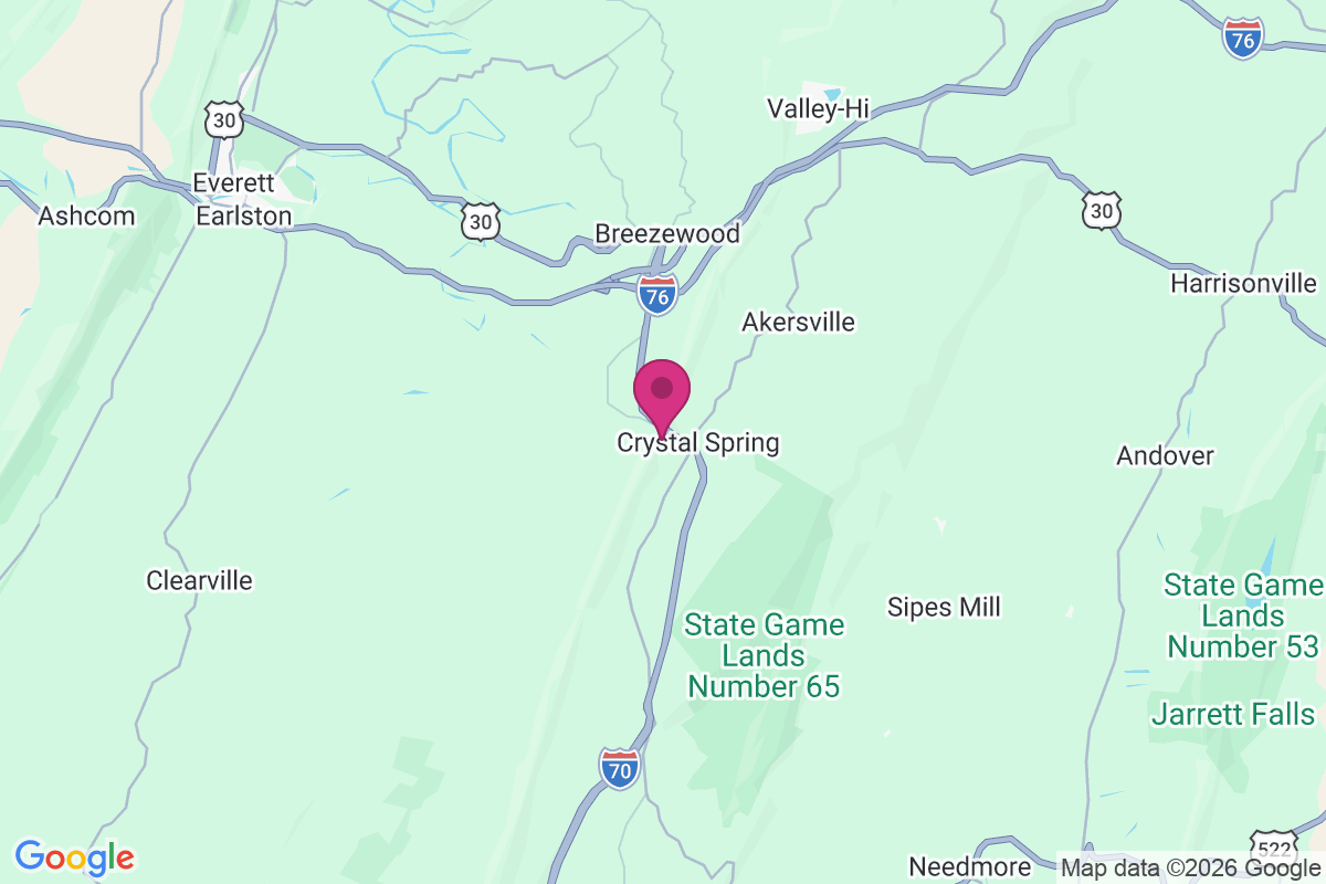 Gapsville map