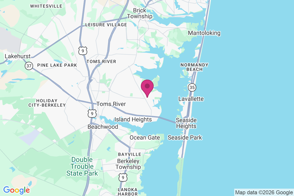 Barnegat Bay Estates map