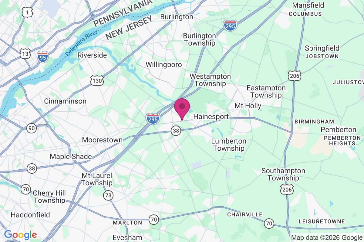 Rancocas Woods map