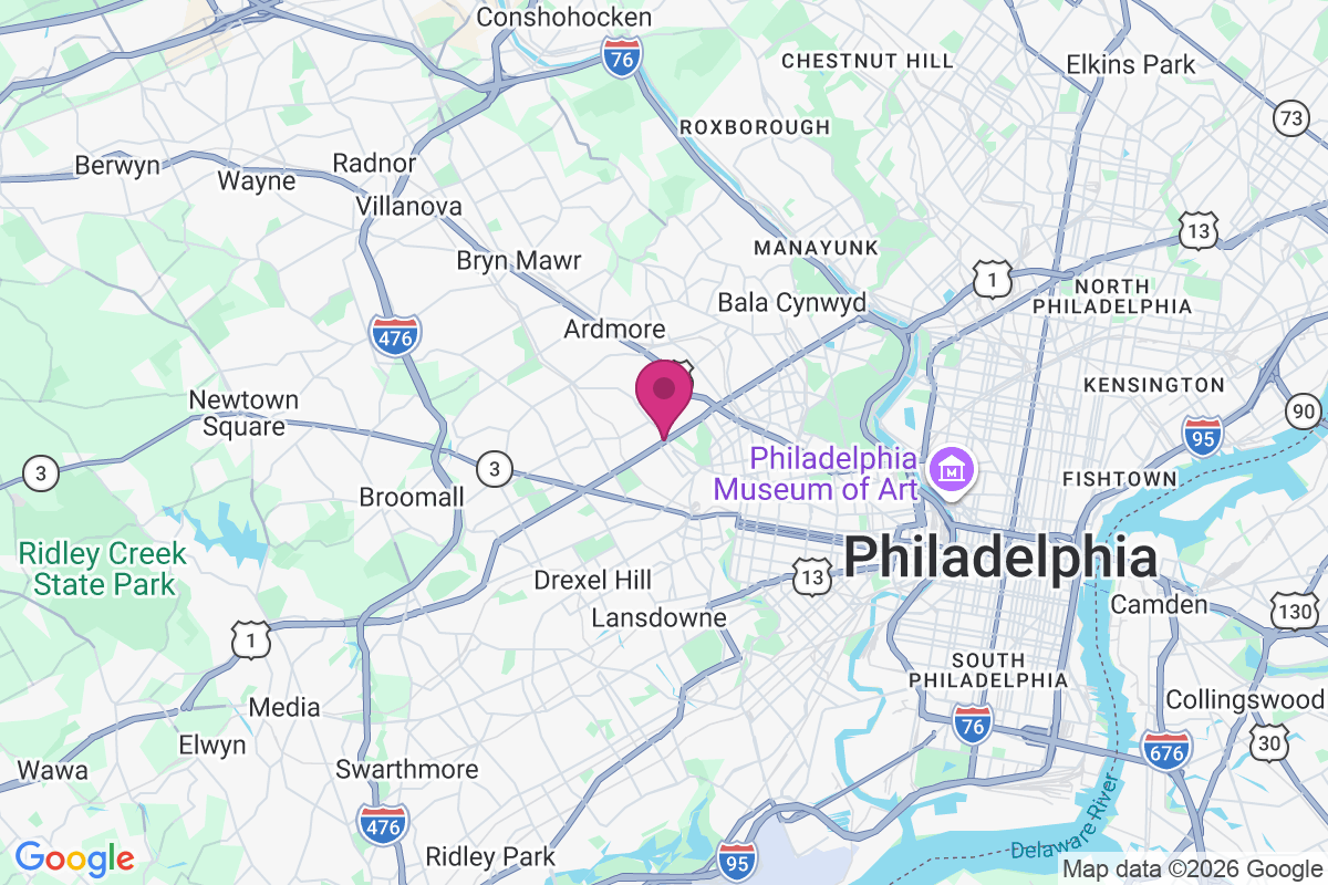 Penn Wynne map