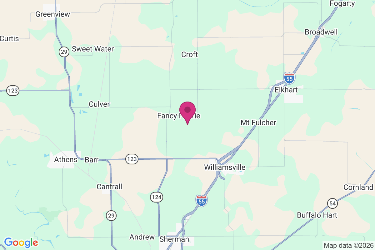 Fancy Prairie map
