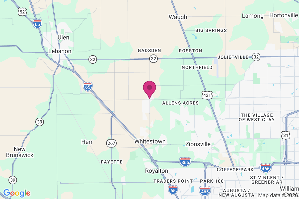 Whitestown map