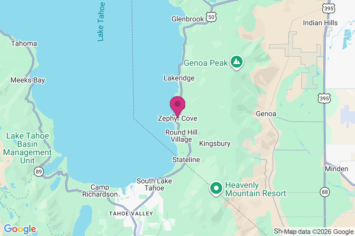 Zephyr Cove map