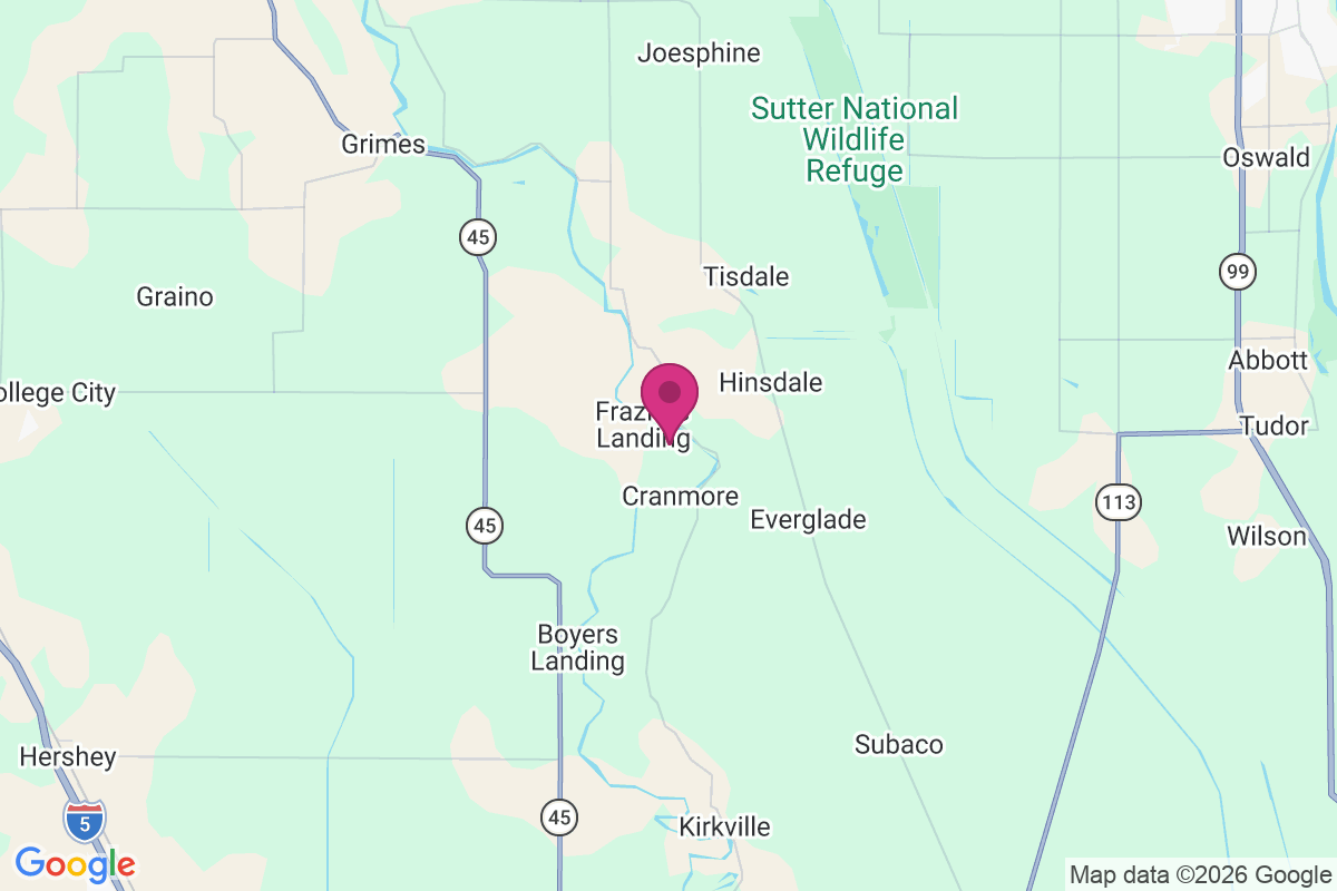 Fraziers Landing map