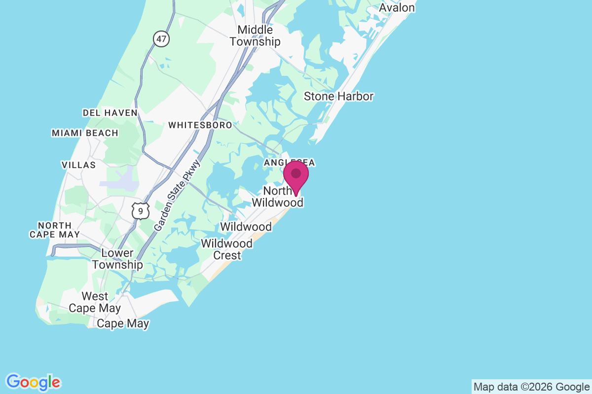 North Wildwood map