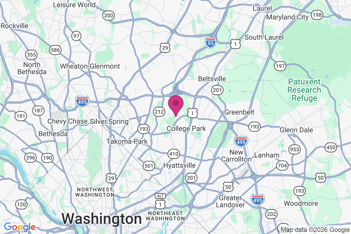 College Park Woods map