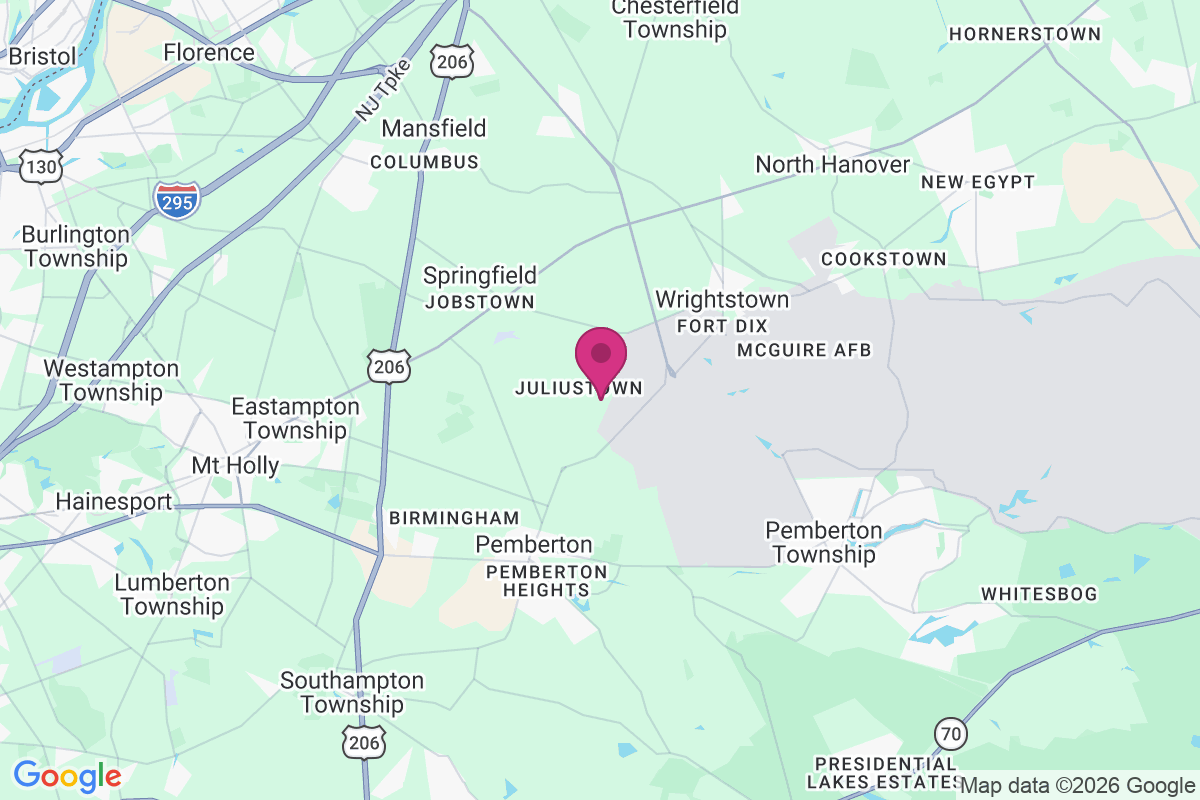 Juliustown map