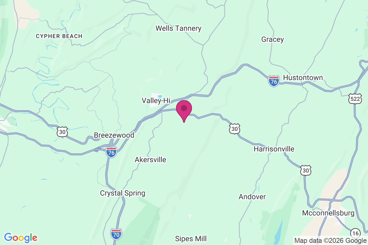 Shortys Place map