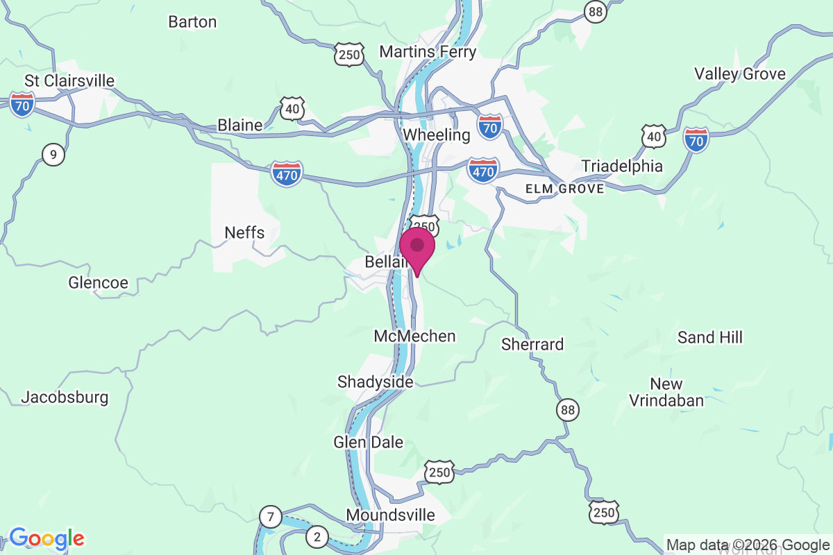 Benwood map