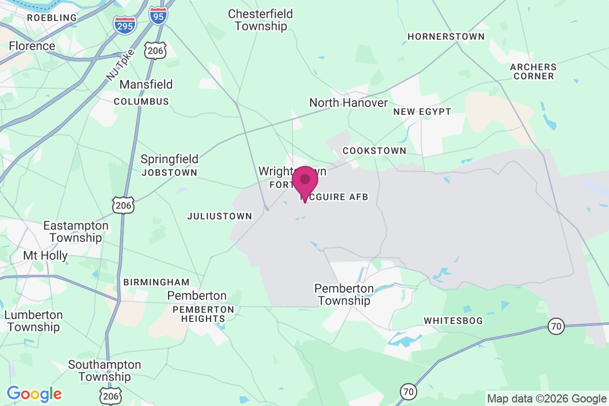 Fort Dix map