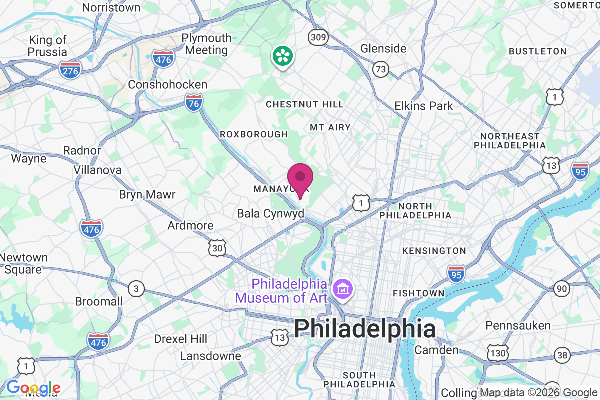 Manayunk map