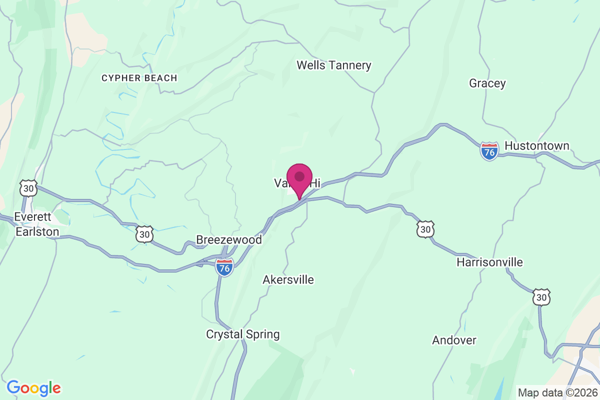 Valley Hi map