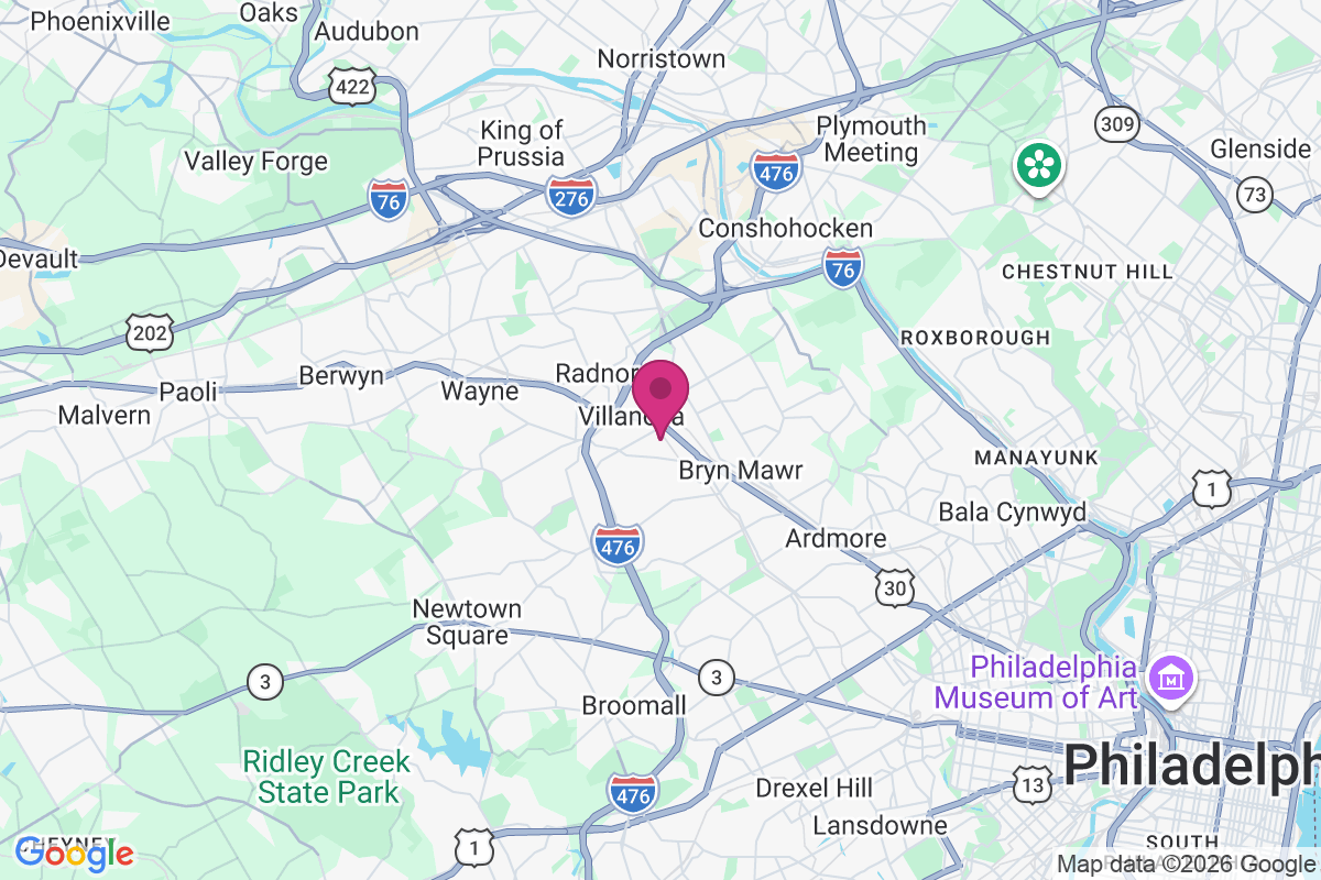 Villanova map