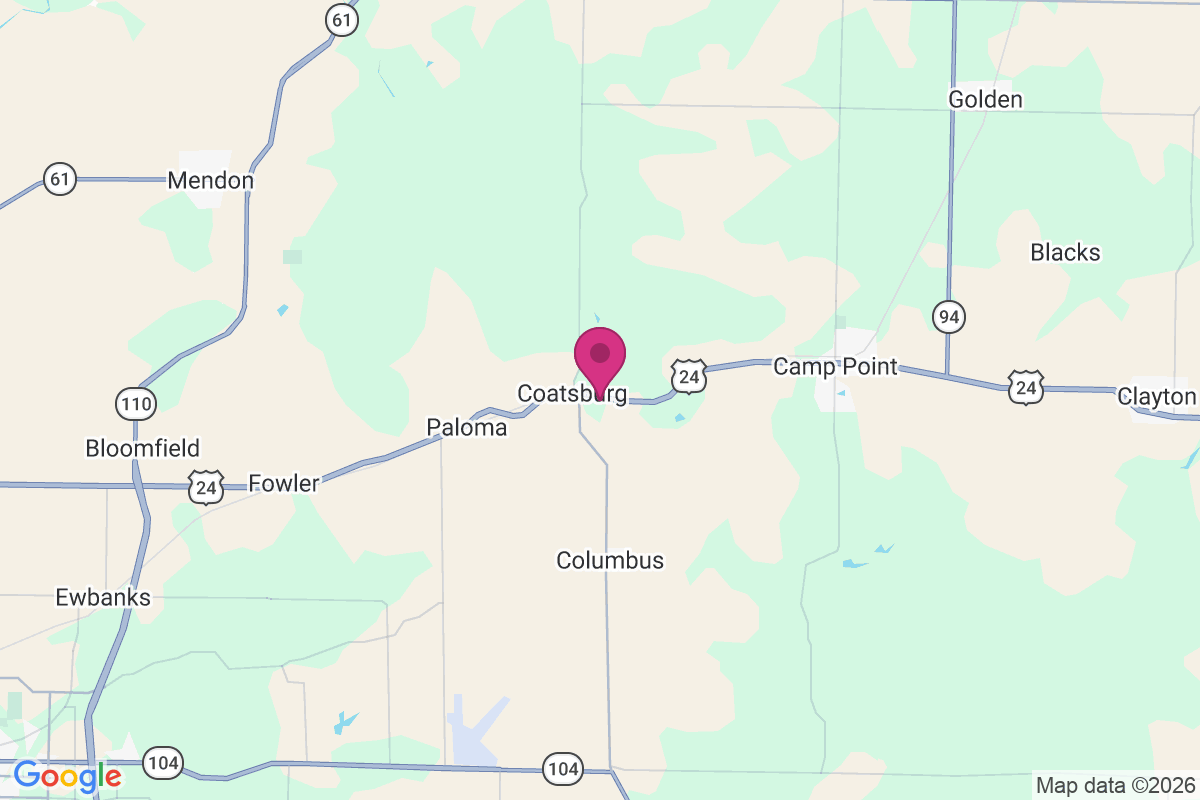 Coatsburg map