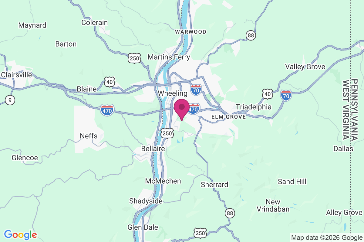 Wheeling Heights map
