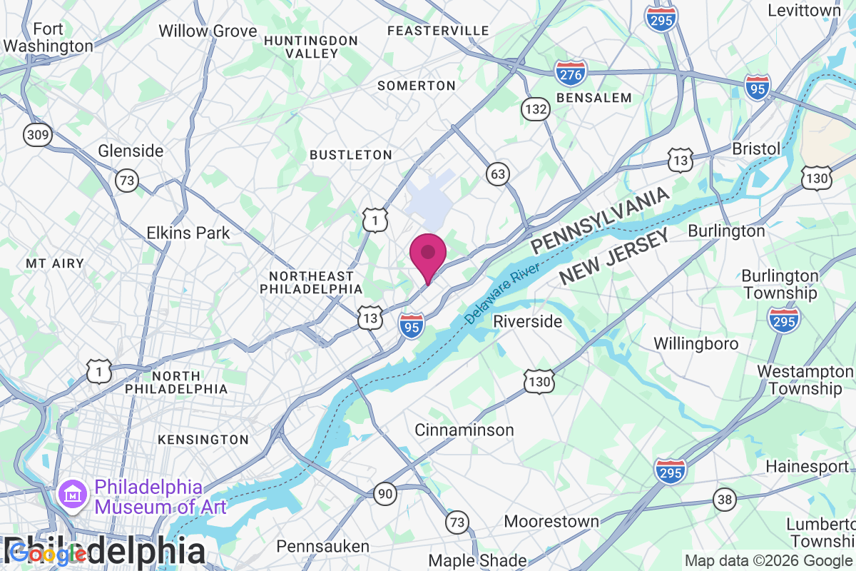 Pennypack Woods map
