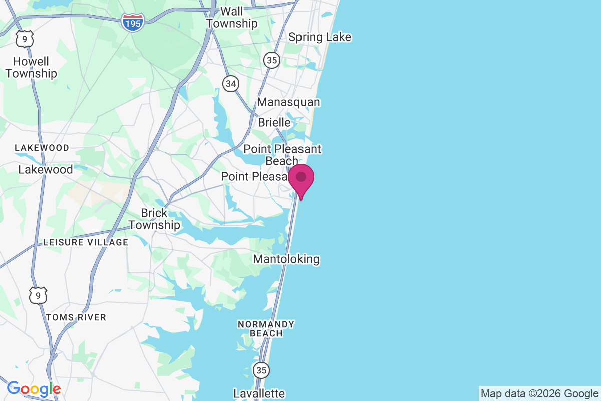 Bay Head Junction map