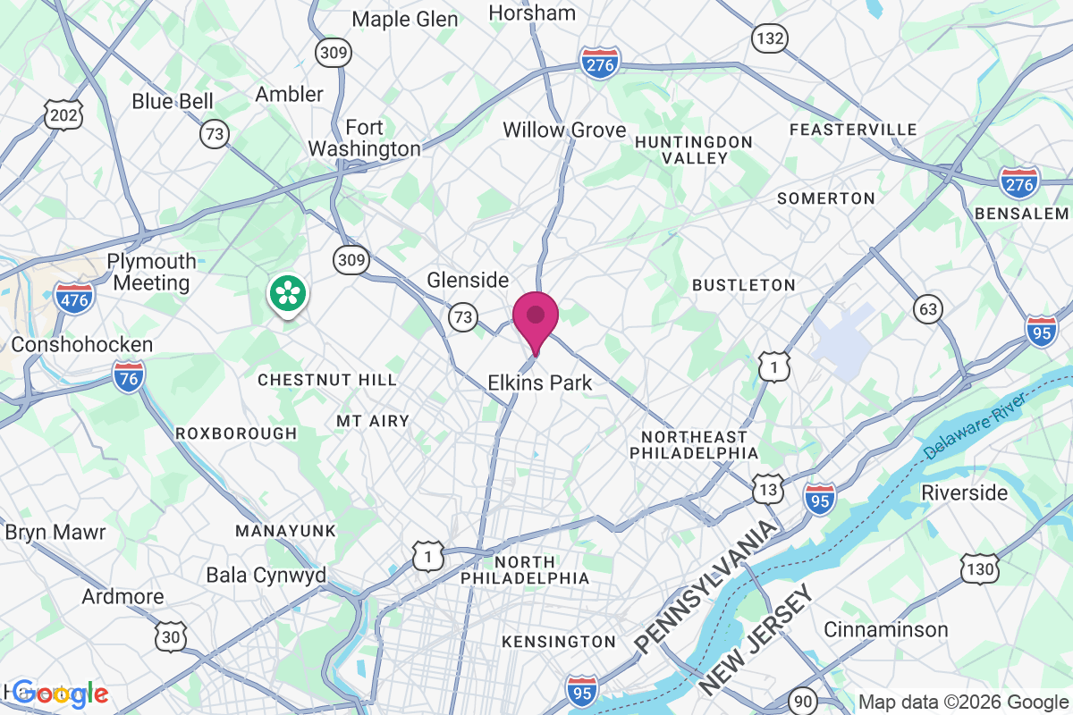 Elkins Park map