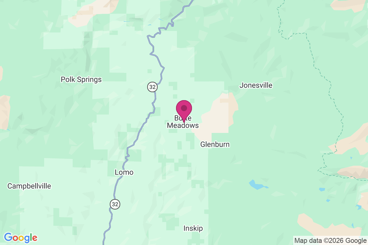 Butte Meadows map
