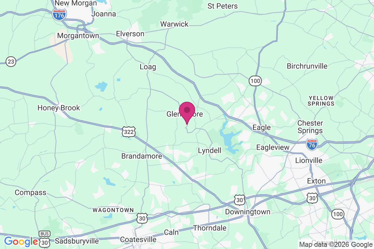 Glenmoore map