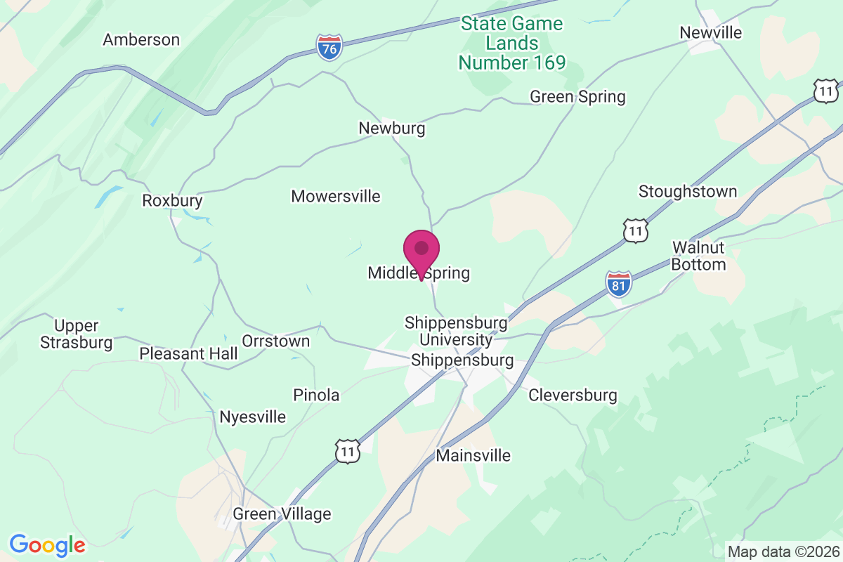 Middle Spring map
