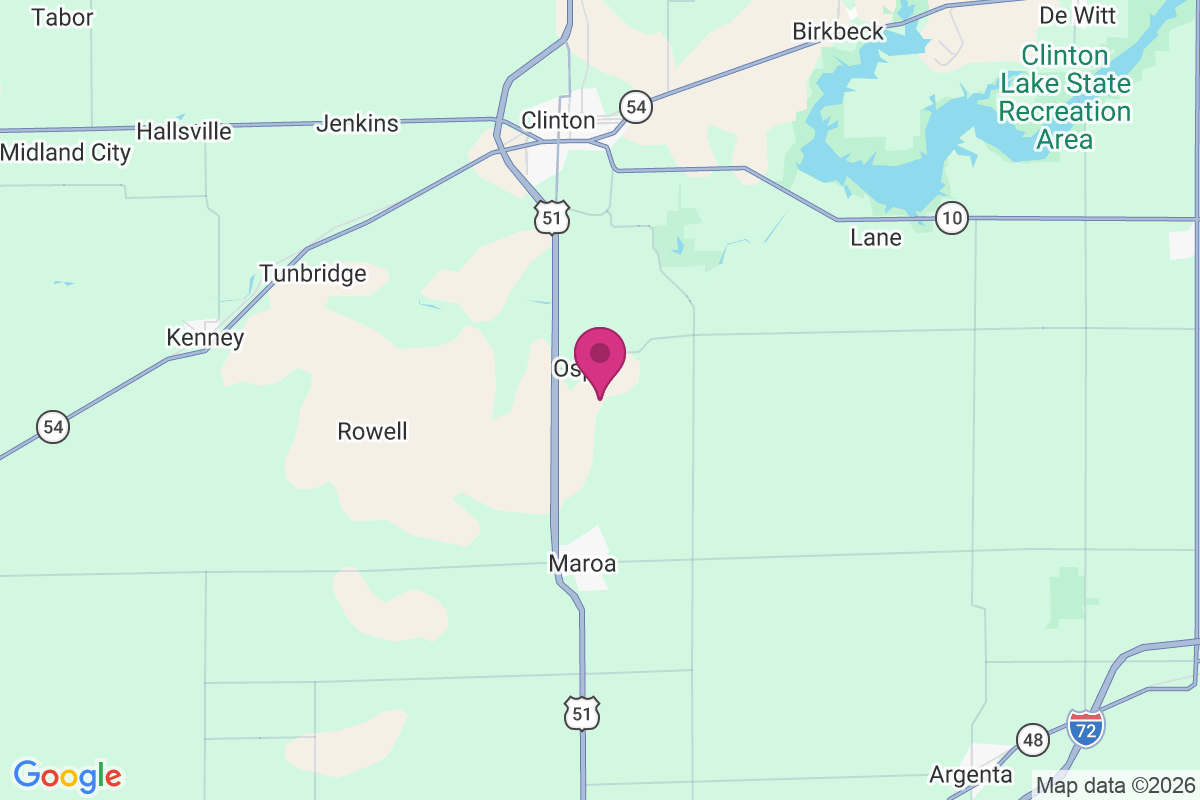 Ospur map