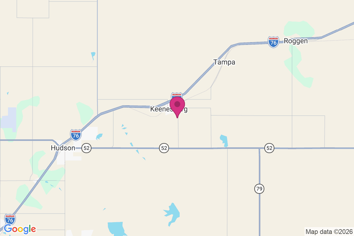 Keenesburg map