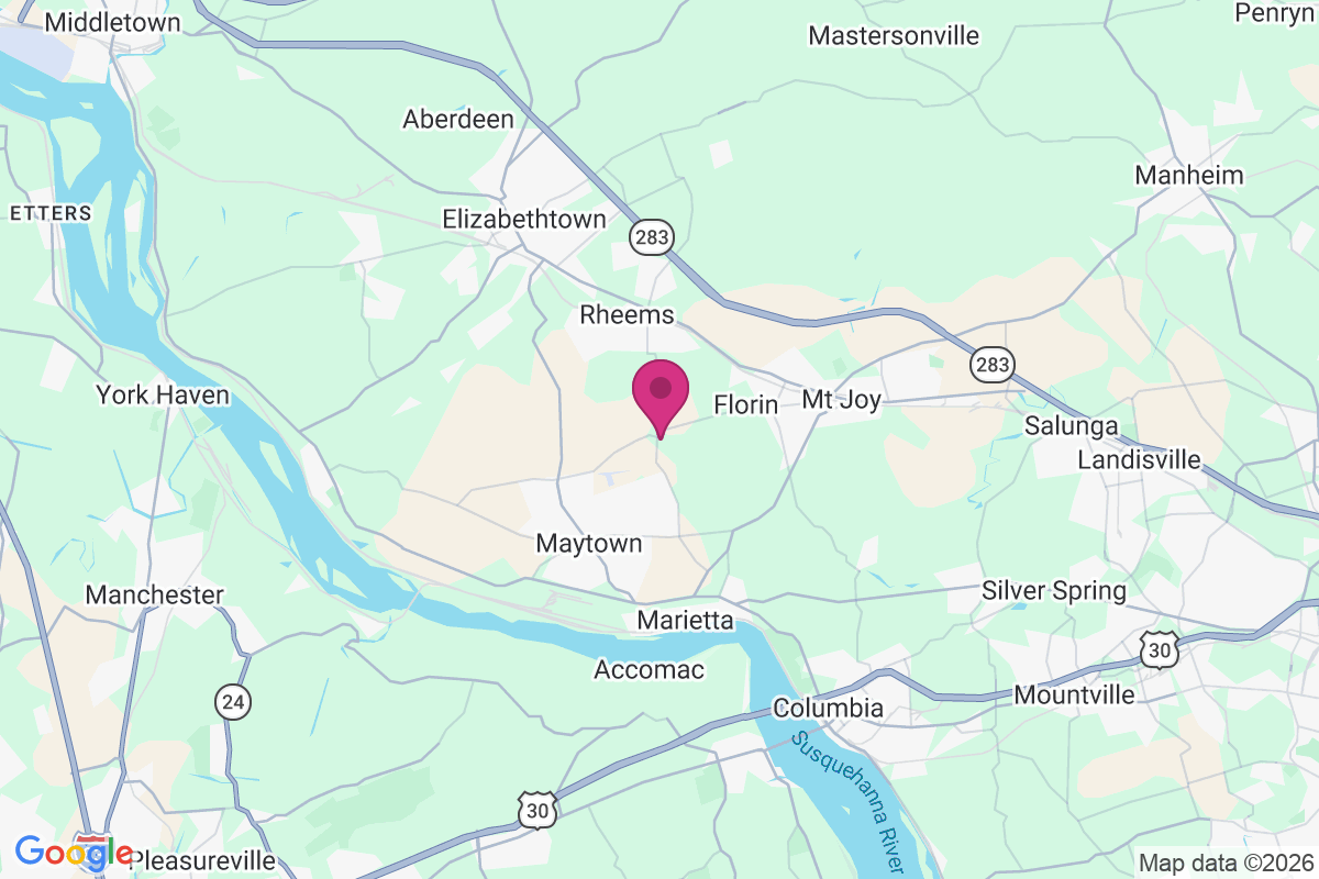 Donegal Springs map