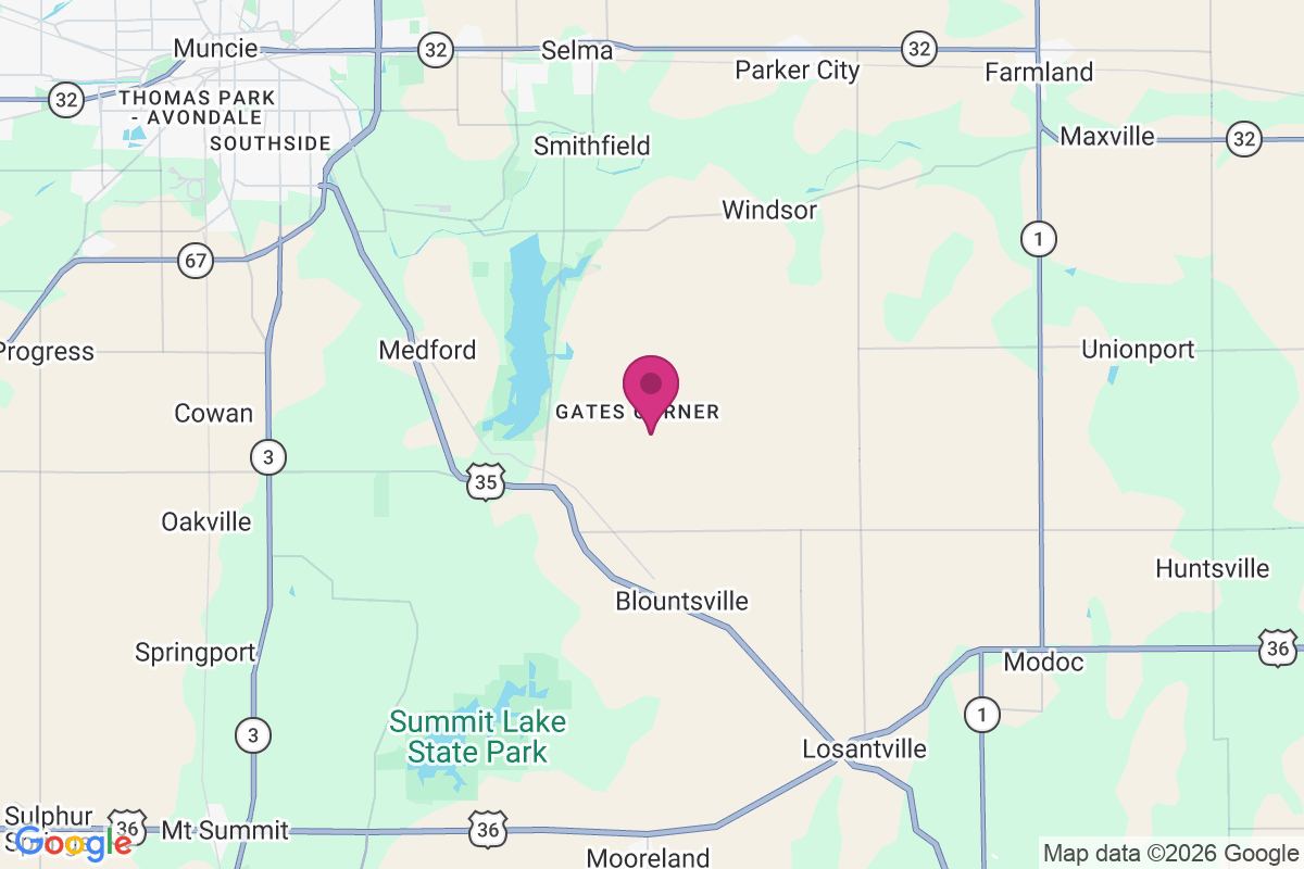 Gates Corner map