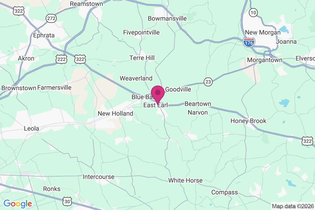East Earl map