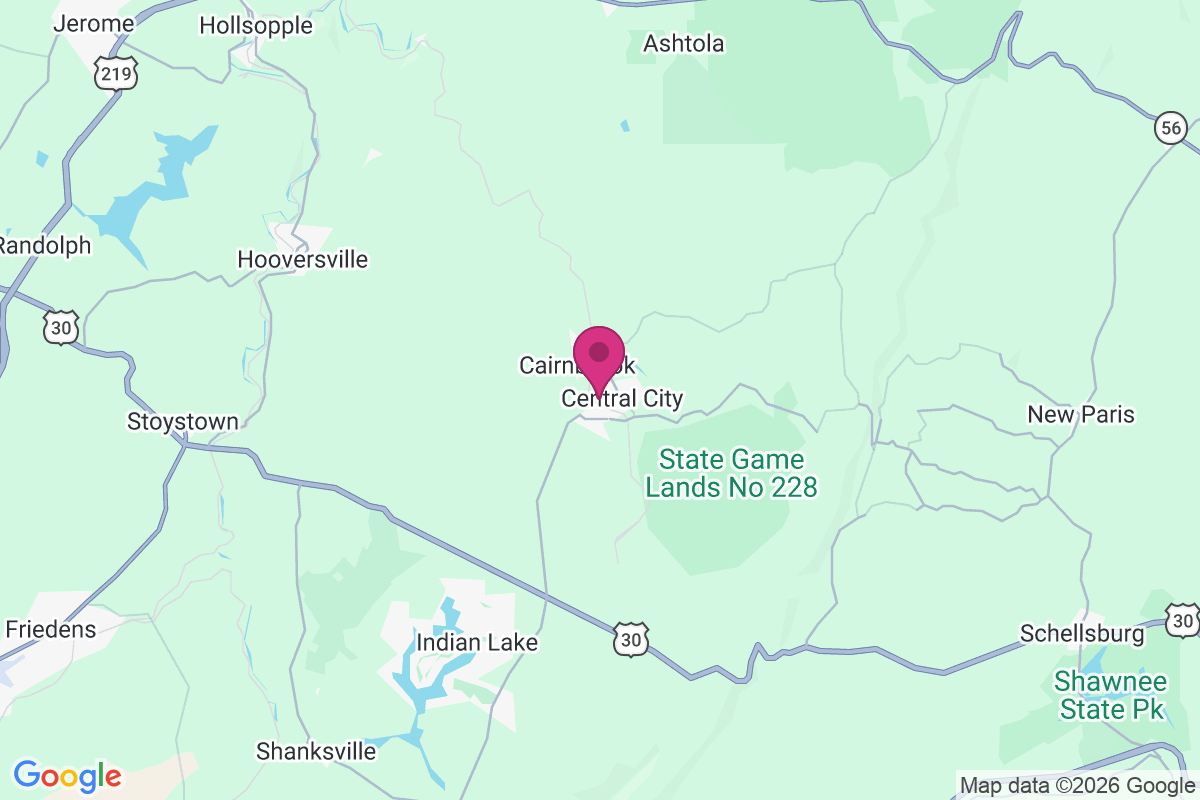 Cairnbrook map