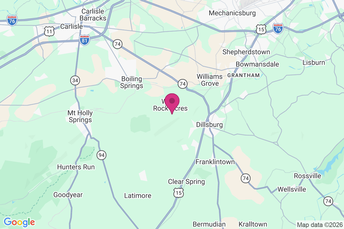 White Rock Acres map
