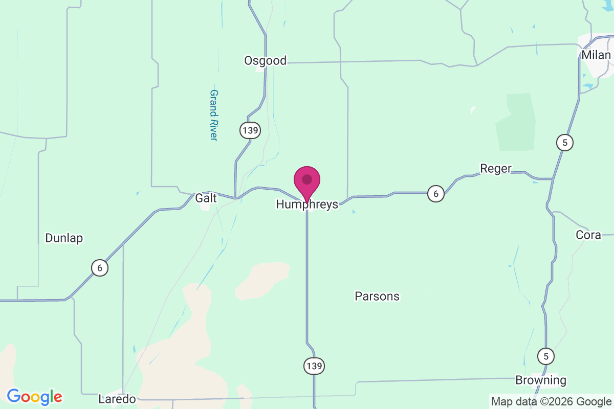 Humphreys map