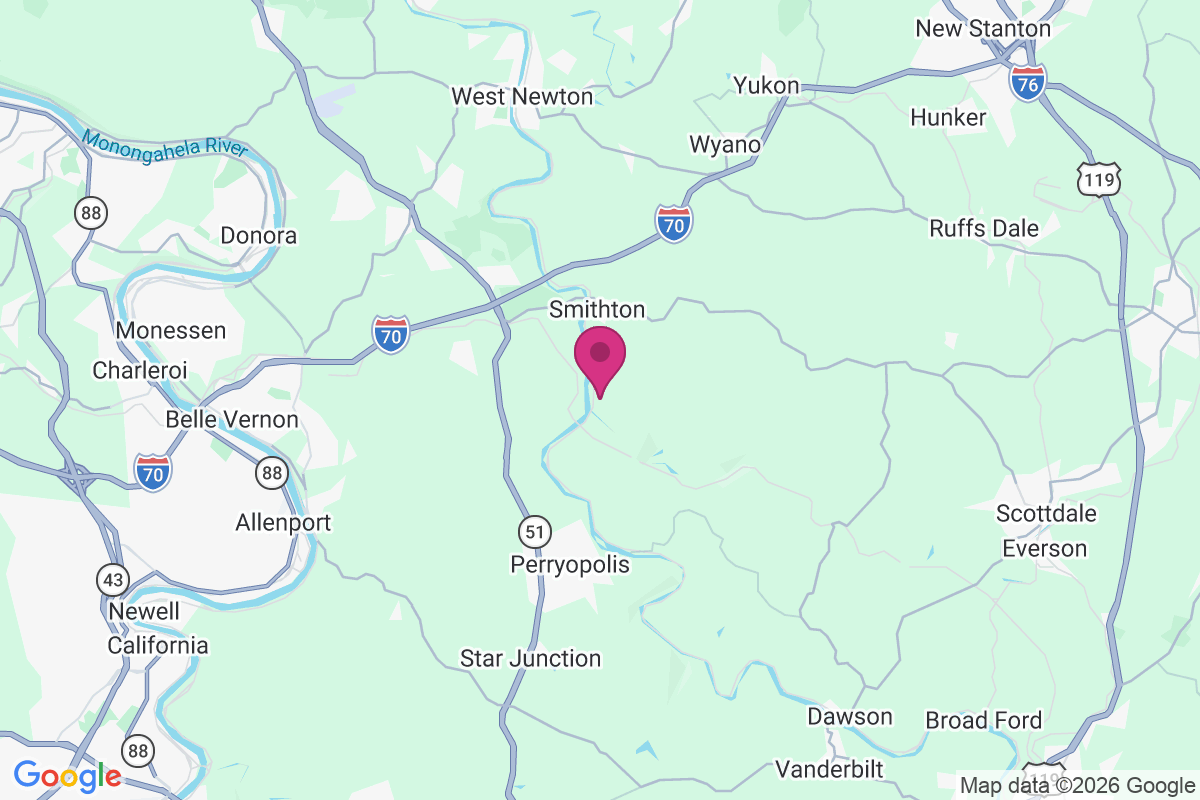 Jacobs Creek map